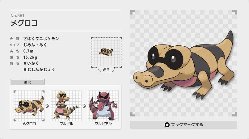 551 057 黑眼鳄(黑目鳄) メグロコ sandile