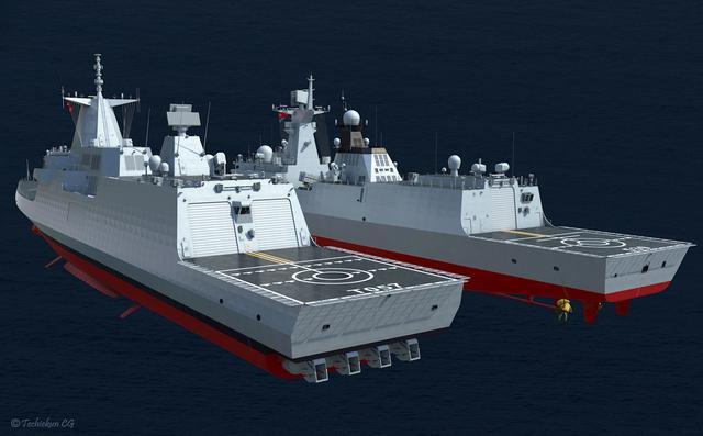 满载5400吨,双机库,48具垂发,057通用护卫舰要成最强