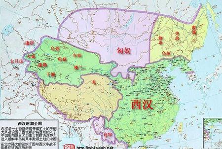 汉朝疆域图