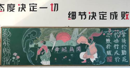 敬之高二迎元旦——黑板报比赛
