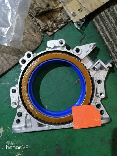 朗逸cde发动机后曲轴油封齿圈怎么对