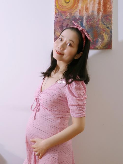 在家自拍孕照～6个月!_自拍_孕照_孕妇照_母婴_孕产