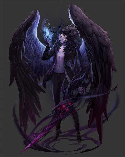 恶魔暗黑男生漫画图
