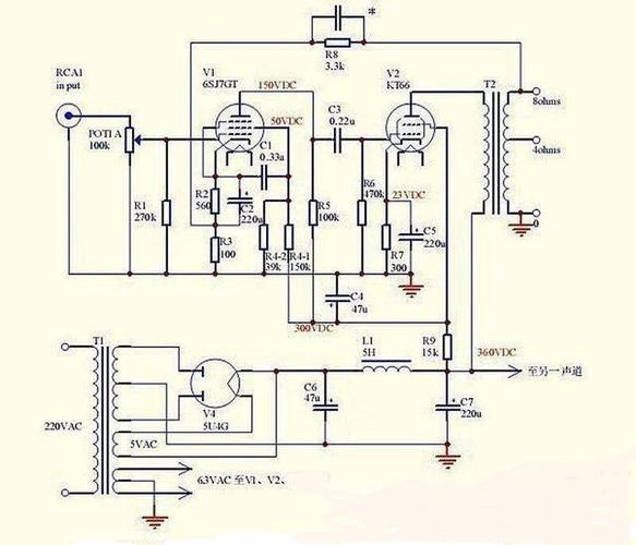 kt66电子管外形,管脚识别,参数和电路介绍