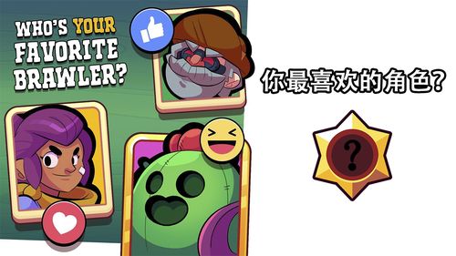 brawlstars游戏趣闻你最喜欢的角色是