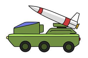 导弹车简笔画步骤图