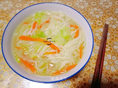 炝汤面条