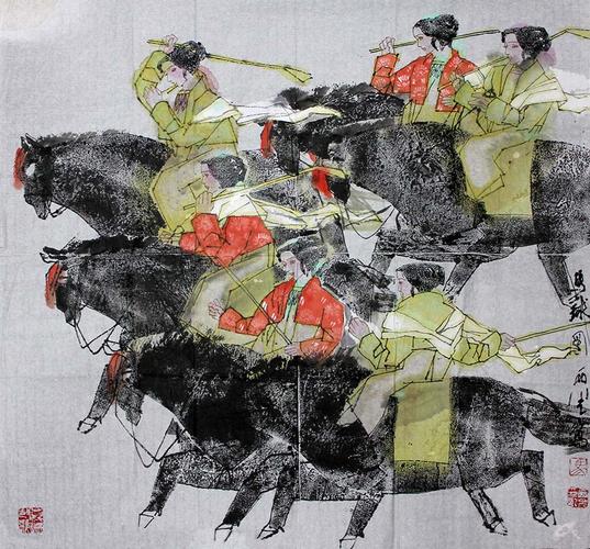 马西光是一个非常好的画家,我和他是老朋友了,马西光先生对绘画艺术