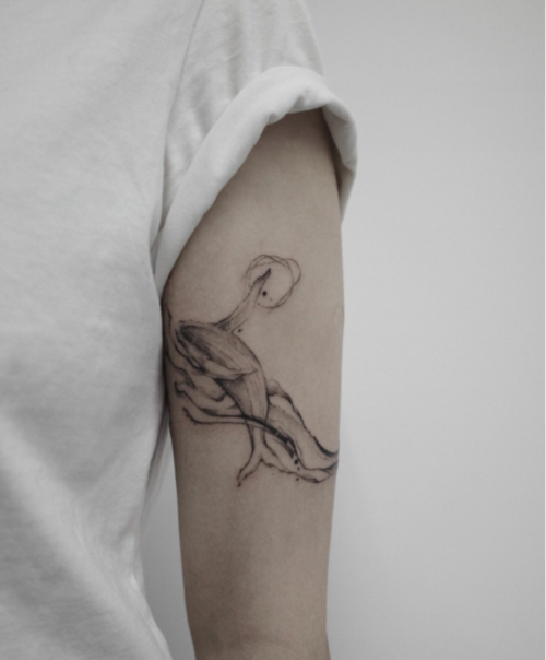 鲸鱼纹身图案大全男女17