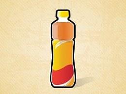 饮料 冰红茶 矢量素材