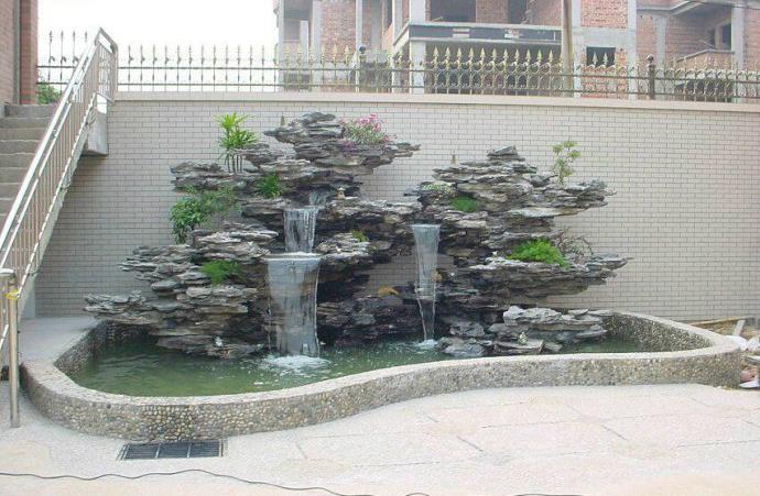 [转载]徐州庭院设计,各式假山水池的设计与施工大全