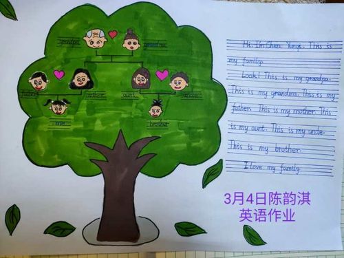 这里最多只让传十个……通过制作家庭树和英语绘本,不仅提高了我的