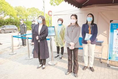 开学第一天:上海市嘉定区迎园中学学子踏春归