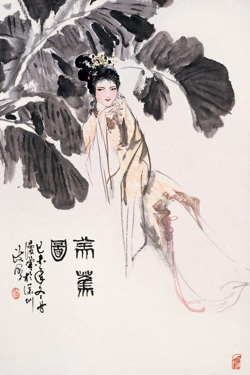 陈政明仕女人物作品欣赏