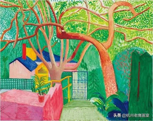 大卫霍克尼画中的绝美风景