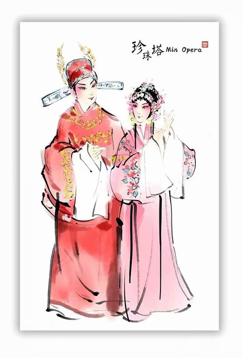 闽剧人物_画釉纸__插画师作品_涂鸦王国gracg.com