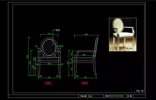 在线急急急求,家具cad三视图