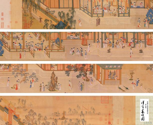 明·仇英《汉宫春晓图》