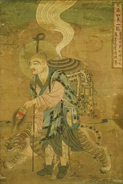 行脚僧,行脚僧图,藏经洞,敦煌,唐僧,宝生如来