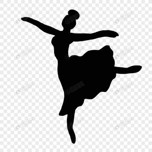 跳舞动作剪影