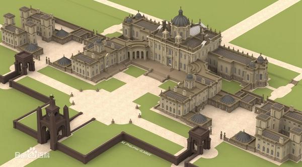 约翰·范布勒的霍华德城堡设计原案图