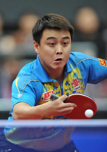 王皓--直板横打第一人_乒乓球