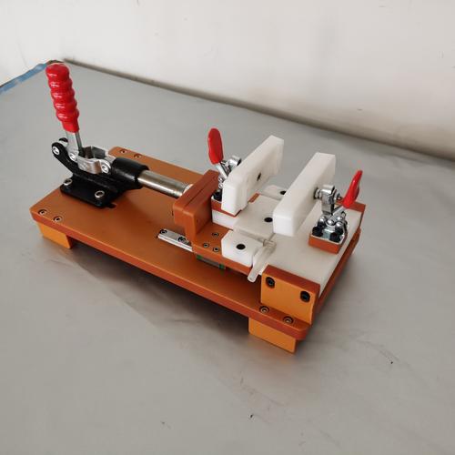 深圳厂家直供定制工装夹具手动简易快速夹红电木气管工装治具