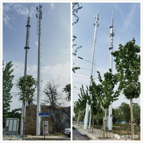 路边这么密集信号塔是如何规划建设的是否属于违建