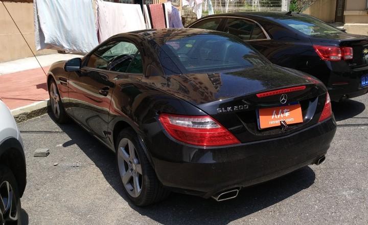 大连二手奔驰slk级 2011 款 slk 200 时尚型 黑色 - 小猪二手车