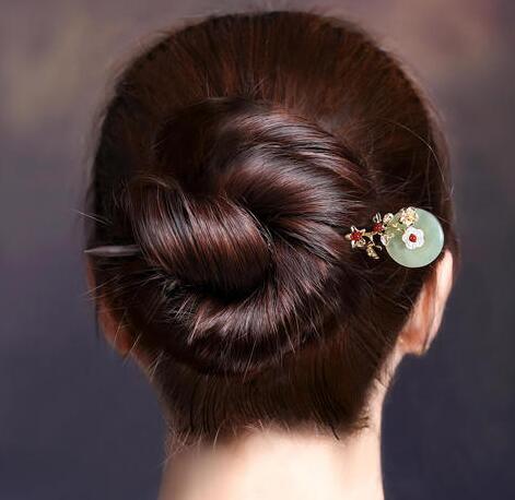 一根簪子挽头发的技巧