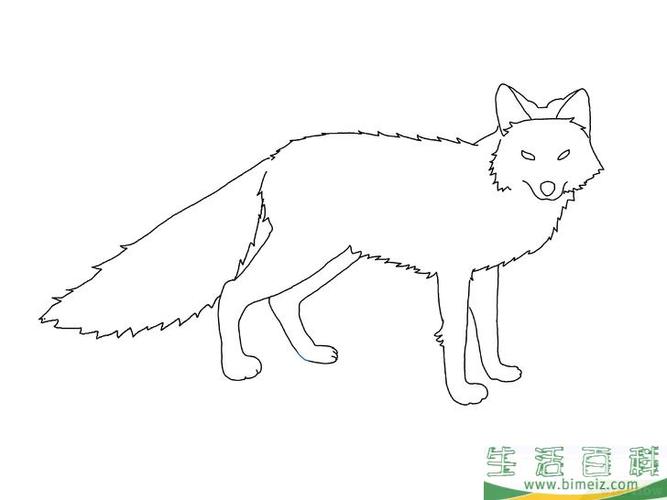 怎么画狐狸