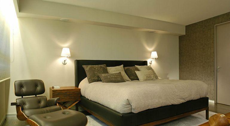 欧式家装卧室床头壁灯灯饰效果图