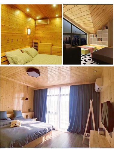 桑拿板吊顶阳台实木免漆护墙板室内装饰墙裙松木隔断扣板