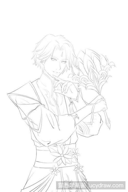 王者荣耀诸葛亮怎么画