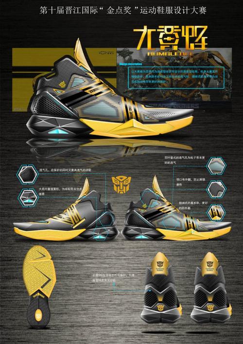 变形金刚系列篮球鞋之大黄蜂
