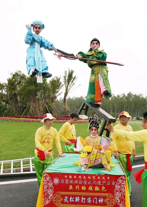 重磅!2021年吴川鼎龙湾飘色巡游