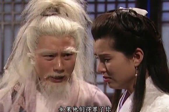 在绝情谷,金轮法王面对周伯通,一灯大师,东邪黄药师,黄蓉,瑛姑等等
