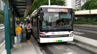 【广州公交集团】广汽比亚迪b10新车驶离海珠客运站