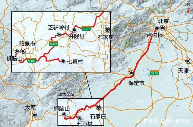 从河北到山西,自驾游307国道,重走华北地区最著名的"