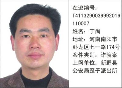 南阳市公安局通缉令(第一批)