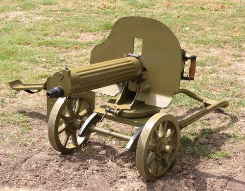 原创苏俄 马克沁1910机枪