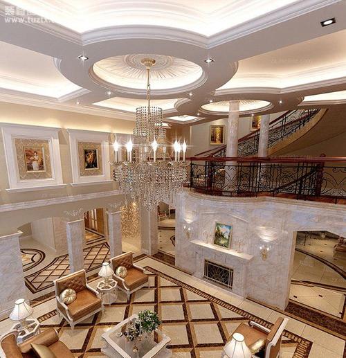 2013奢华别墅吊顶设计效果图片