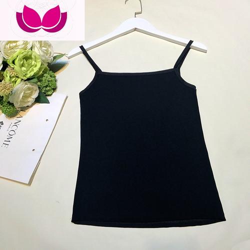 七斓吊带背心女士白色打底衫短款小背心吊带衫细修身性感内搭背心女