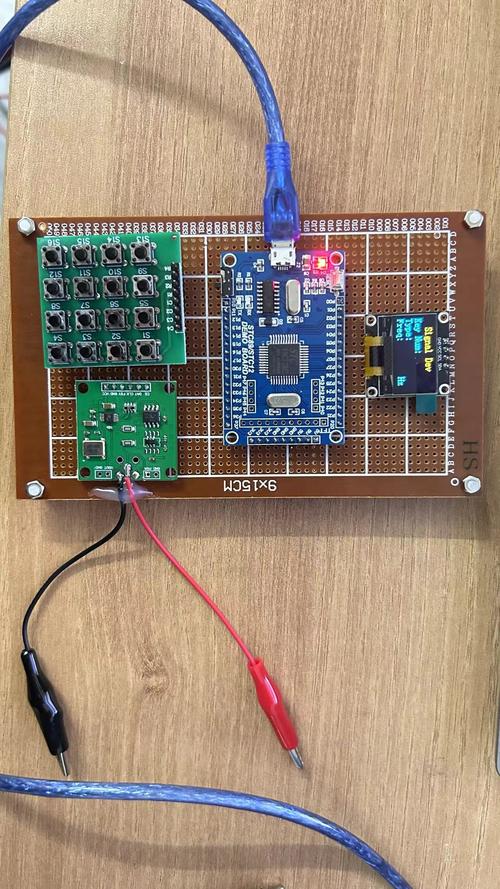 基于stc89c52rc单片机oled ad9833信号发生器 矩阵键盘