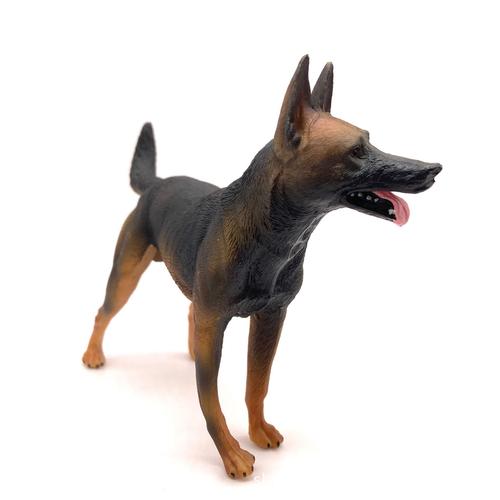 仿真实心动物模型家犬 德国牧羊犬 牧羊犬 宠物狗 狗
