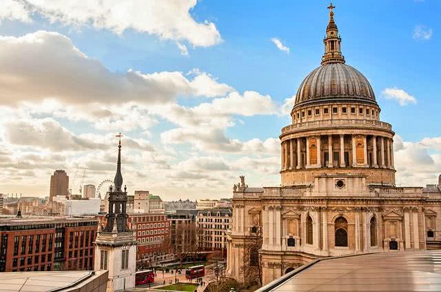 英国伦敦,景点,圣保罗大教堂,英国,白金汉宫