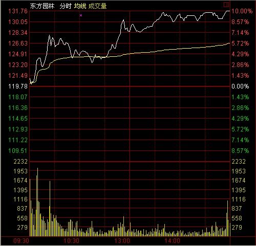 为什么东方园林股票涨停价涨了?