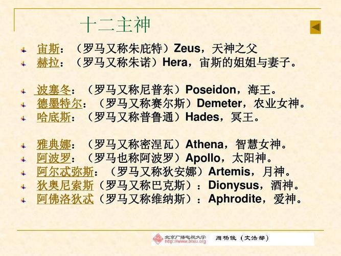 【文学课件】古希腊神话ppt