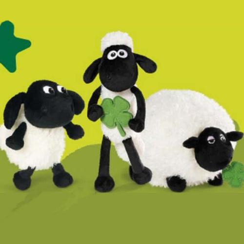 圣诞羊玩偶公仔小羊提米羊雪莉羊圆球毛绒玩具布娃娃儿童生日礼物