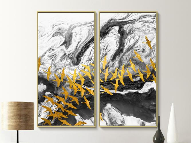 新中式轻奢 挂画素材贴图免费分享,附效果图